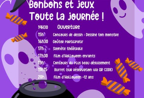 Affiche Halloween le 31/10/2025