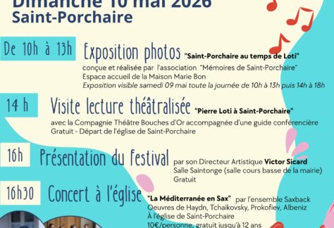 Image pour le dimanche 10 mai -Le festival Au pays de Pierre Loti