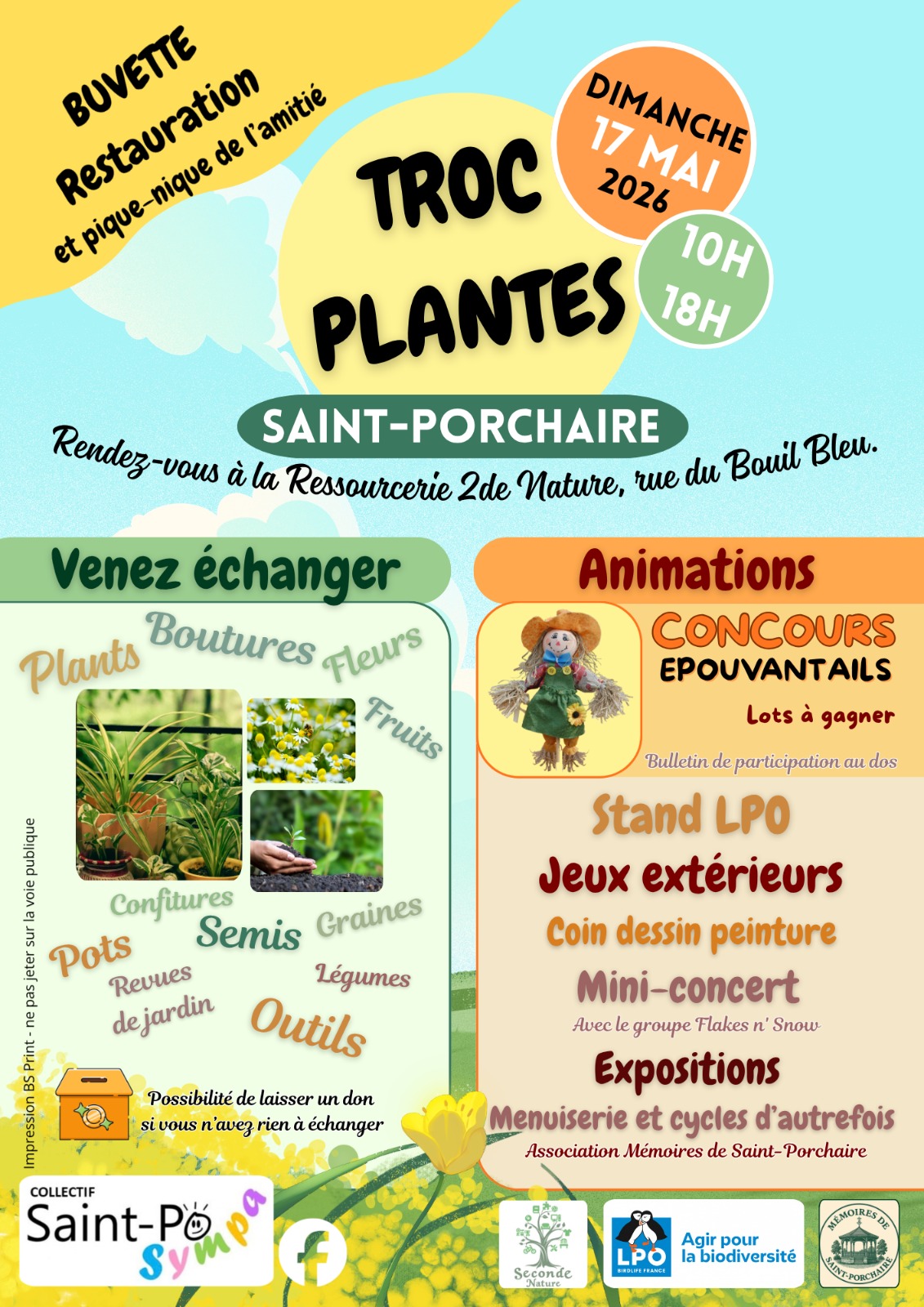 Image du troc plantes organisé par le collectif St Po Sympa
