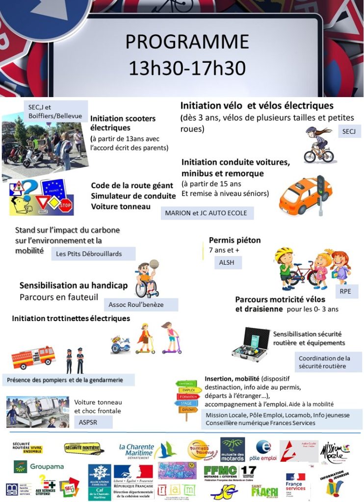 Programme de la journée mobilité et sécurité routière