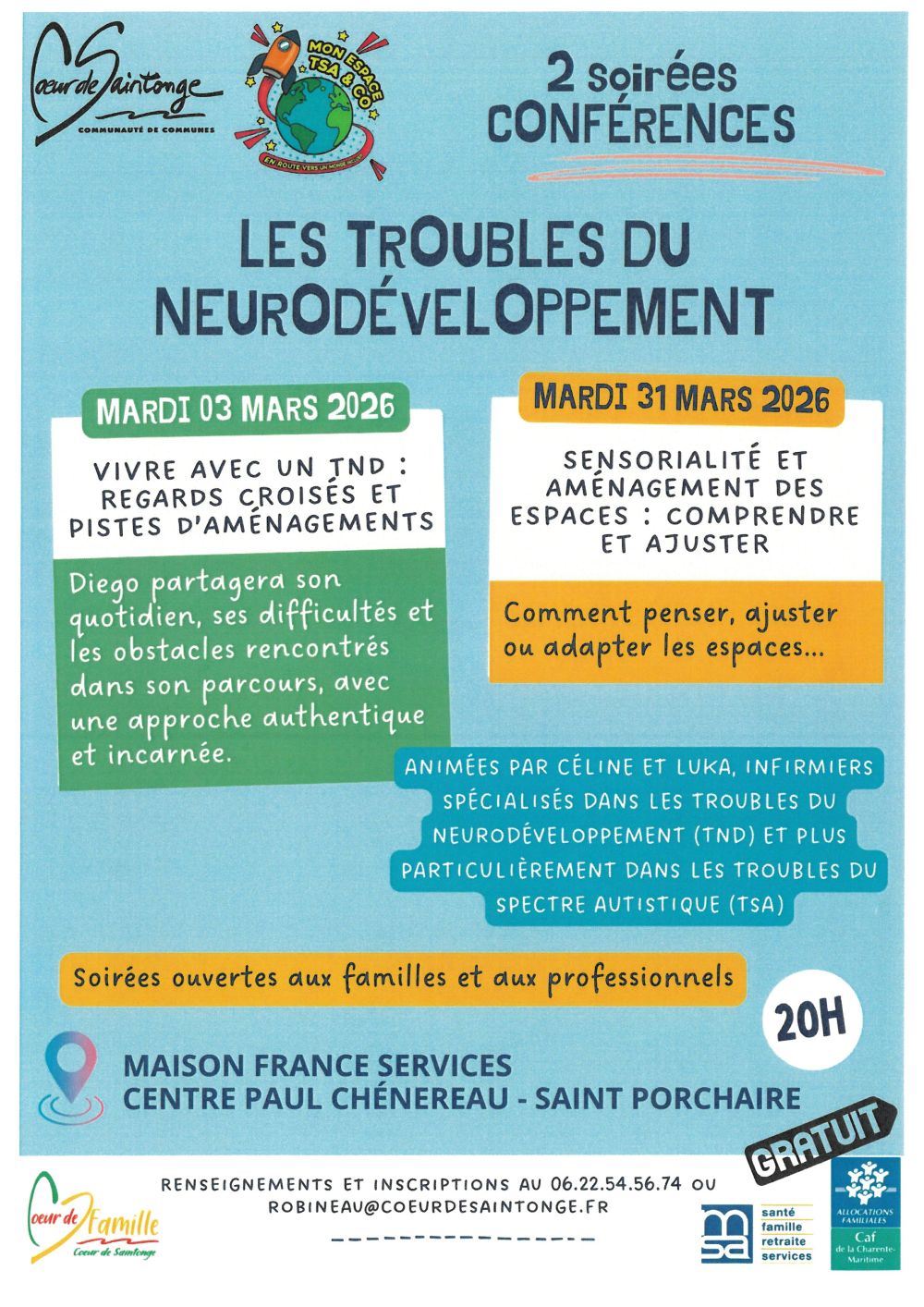affiche soirées conférences