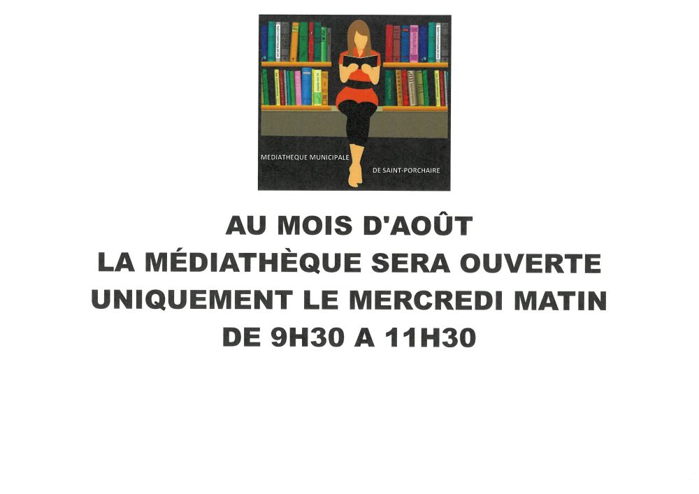 Médiathèque août